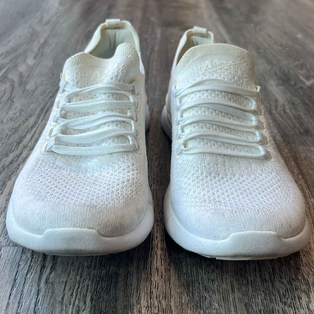 Apl Shoes White TechLoom Breeze Running Shoes Sneakers Size 7.5 Lightweight - Picture 3 of 11